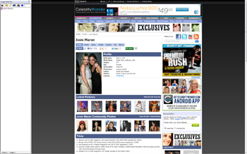 Original webpage: Josie Maran on celebritywonder.ugo.com
