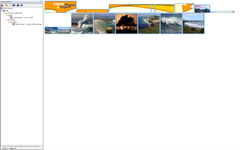 Resulting view of the fusker collection view and IE dispaly window