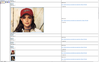 Image Surfer Pro generate form from ugo.com official Josie Maran images page