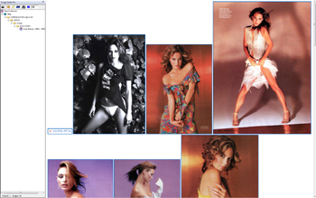 Image Surfer Pro generate form from ugo.com official Josie Maran images page