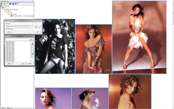Image Surfer Pro visualization of finalized Josie Maran fusker collection