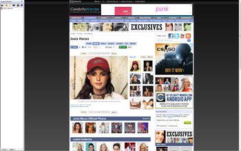 ugo.com page for official Josie Maran images