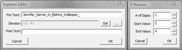 Segmenet editor for split directory
