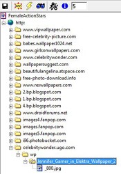 Fusker collection tree view showing Split Directory