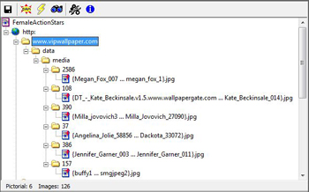 Screen capture of a portion of the fusker collection and a root directory selection