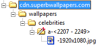 Branch of the fusker collection file for the superb wall papers site after example steps were taken