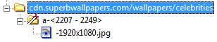 Rolling up a subdirectory into a directory segment turns combines the information from both separated by a /