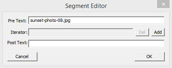Resulting segment details