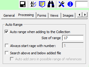 Image Surfer Pro configuration user config shows auto ranging turned off but overridden by ARO