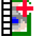 Blow up of fusked MP4 video file segment icon