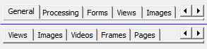Cutout of the various tabs available on the User Preferences dialog window